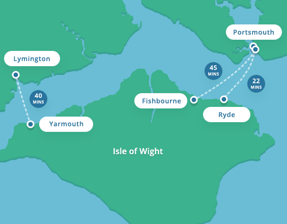 Travelling to the Isle of Wight by Ferry